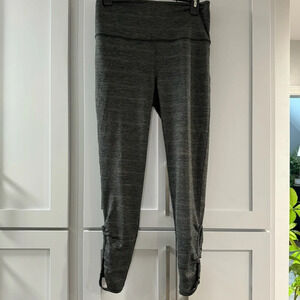 Free People FP Movement Leggings Loop Ankle‎ Dark Heather Gray Medium